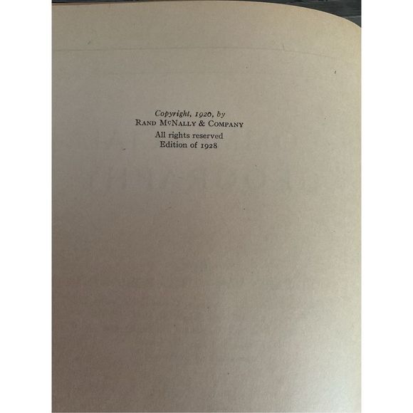 1928 Hardback Commercial Geography by Edward Van Dyke Robinson ☀️💕 - Picture 7 of 12